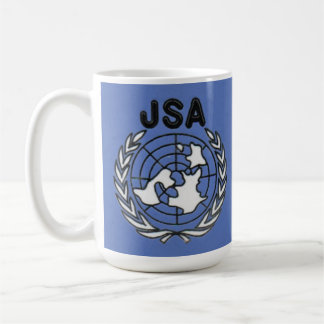 JSA - IN FRONT OF THEM ALL! COFFEE MUG