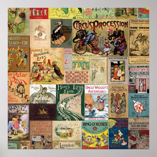 JSBC2 BOOK COVERS BOOKCOVERS COLLECTION COLORFUL A POSTER (Front)