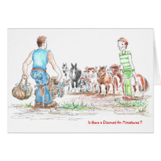 JT49 judetoo Card "the're Miniatures"