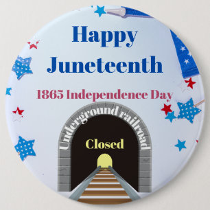 JT Independence Day 6 Cm Round Badge