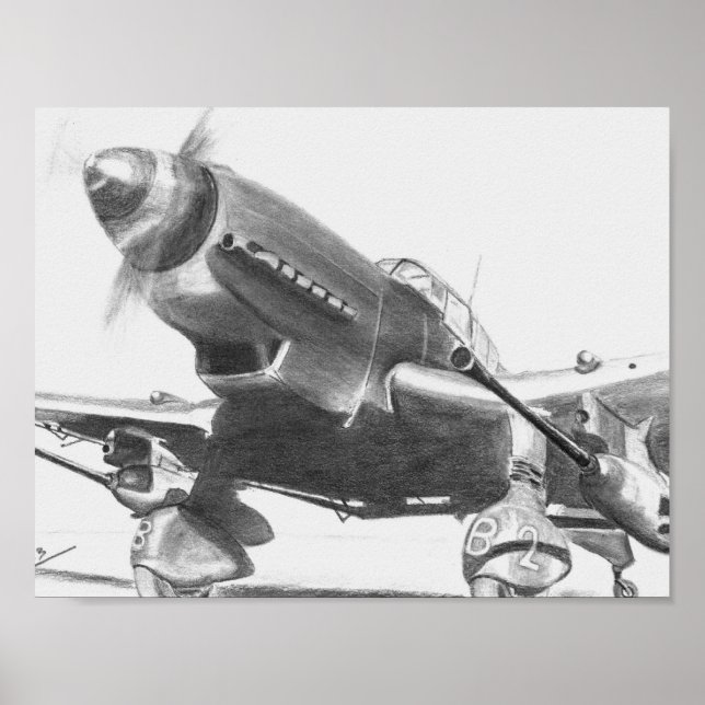 JU87 Tank buster poster (Front)