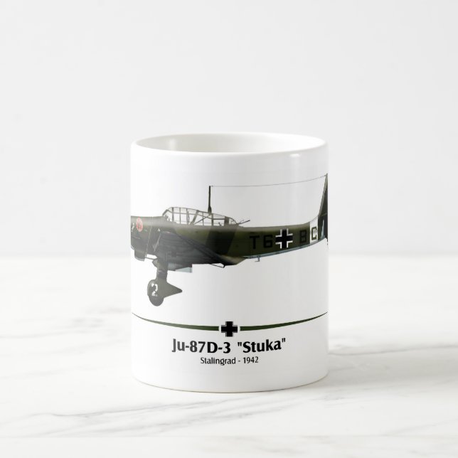 Ju-87 "Stuka" - Luftwaffe - Battle of Stalingrad Coffee Mug (Center)