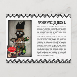 Ju Ju Doll from the Voodoo Doll Spellbook Postcard