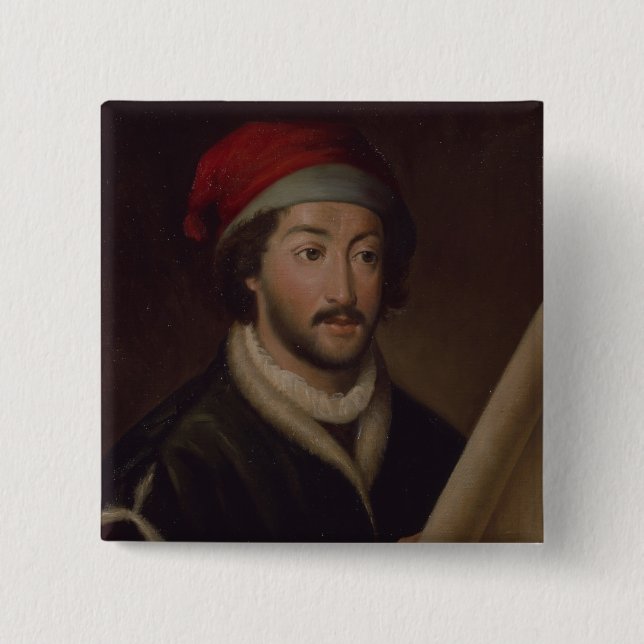 Juan de la Cosa 15 Cm Square Badge (Front)