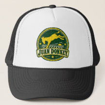 Juan Donkey Vintage Distressed Farm Trucker Hat