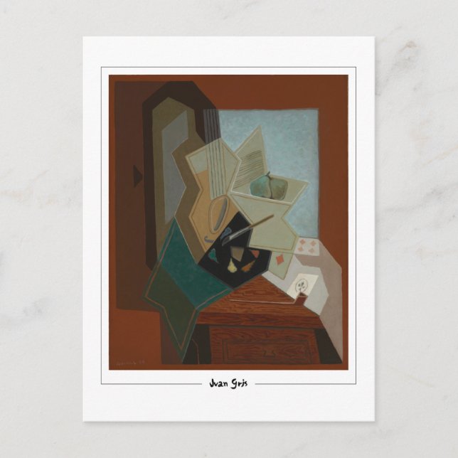 Juan Gris #241 - Fine Art Postcard (Front)