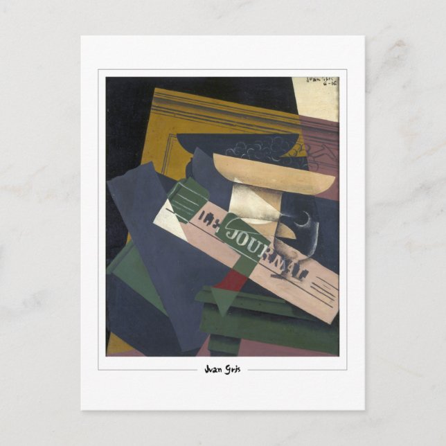 Juan Gris #327 - Fine Art Postcard (Front)