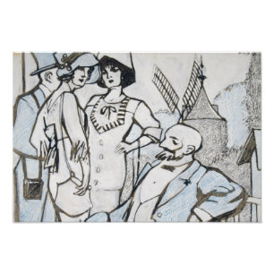 Juan Gris - Aux courses des Longchamps Photo Print