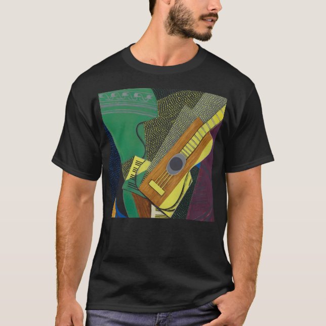 Juan Gris Guitare Sur Une Table (Guitar On A T-Shirt (Front)
