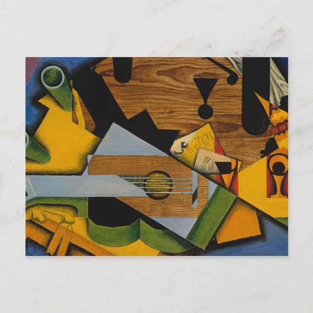 Juan Gris - Still Life with a Guitar Postcard (Front)