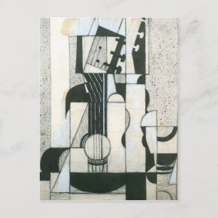 Juan Gris - Still Life with guitar Postcard