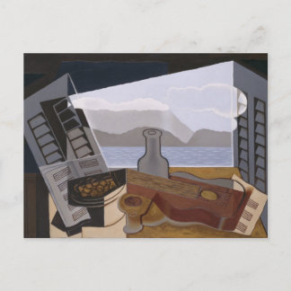 Juan Gris The Open Window Fine Art Postcard