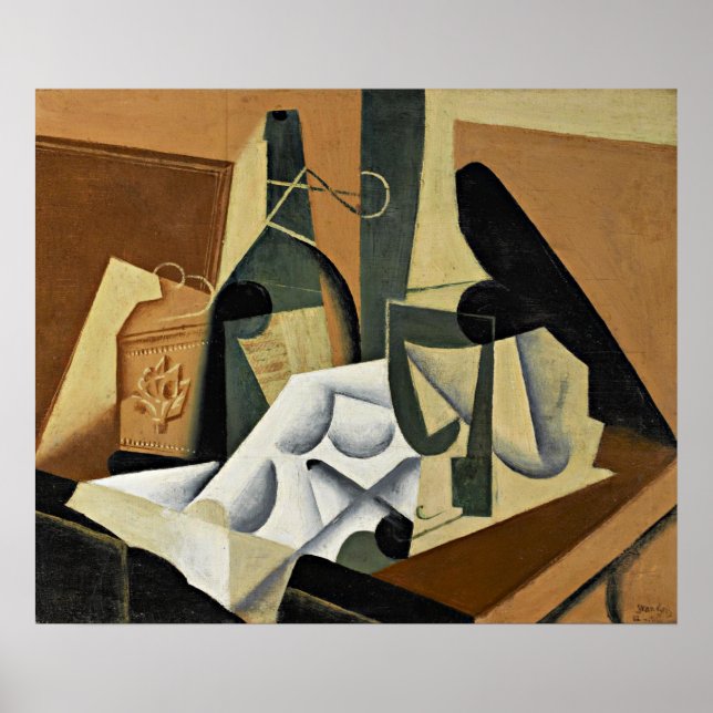 Juan Gris - The White Tablecloth Poster (Front)
