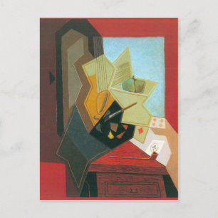 Juan Gris - The window of the painter Postcard