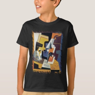 Juan Gris - Violin and Glass - Abstract Art T-Shirt