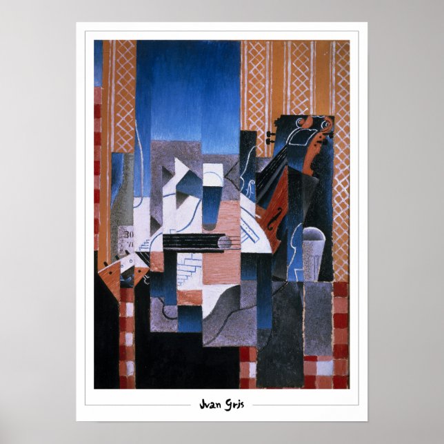 Juan Gris Zedign Art Poster #156 (Front)