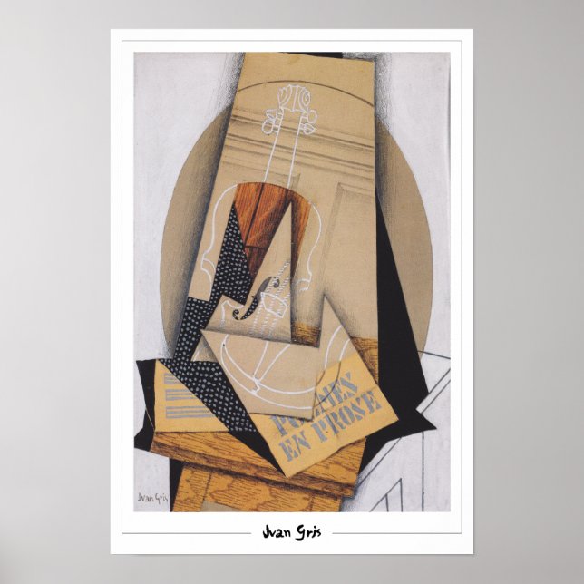 Juan Gris Zedign Art Poster #184 (Front)