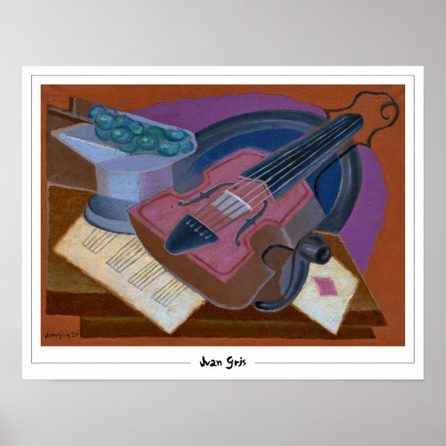 Juan Gris Zedign Art Poster #324 (Front)