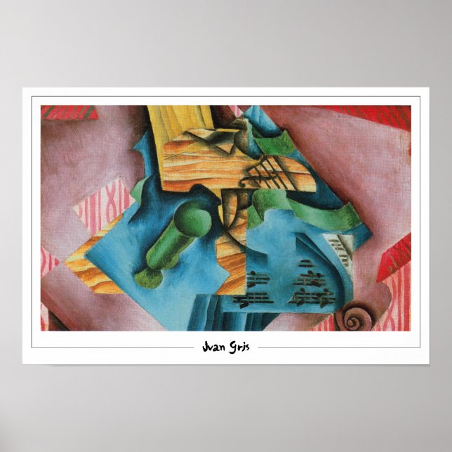 Juan Gris Zedign Art Poster #77 (Front)