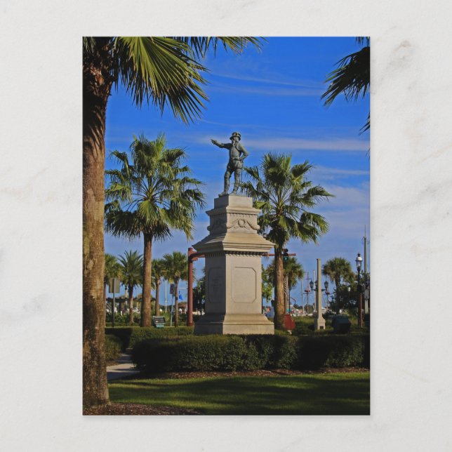 Juan Ponce de Leon -horizontal Postcard (Front)