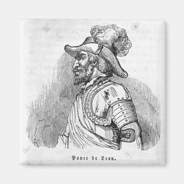 Juan Ponce de Leon Magnet (Front)