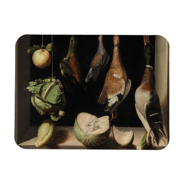 Juan Sanchez Cotan - Still Life with Game Fowl Magnet (Horizontal)