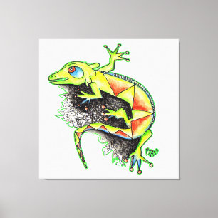 JUANA LA IGUANA CANVAS PRINT