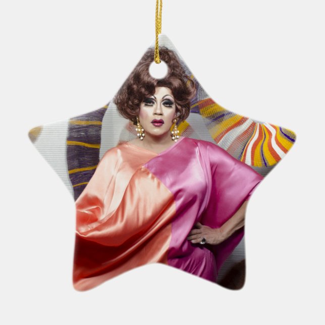 Juanita MORE! Ceramic Tree Decoration (Front)