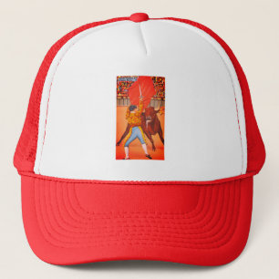 Juarez, MX Matador's Cape with Charging Bull Trucker Hat