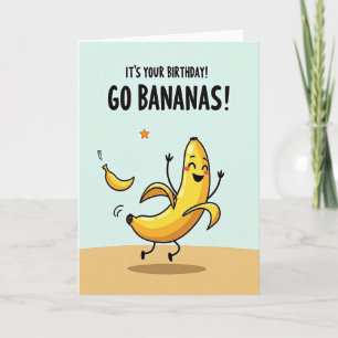 Jubilant Fruit Birthday Card