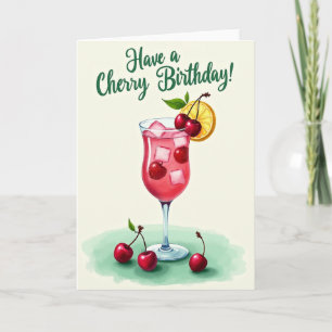 Jubilant Ruby Drink Card