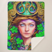 Jubilant Scarlet Woman St. Patrick's Day Artwork