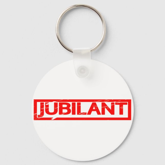 Jubilant Stamp Key Ring (Front)