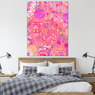 Jubilation: Maximalist Art Canvas Print