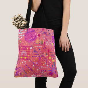 Jubilation: Maximalist Art Tote Bag