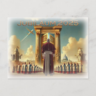 Jubiläum 2025, Vatikan, Reisesouvenir Geschenkide. Postcard