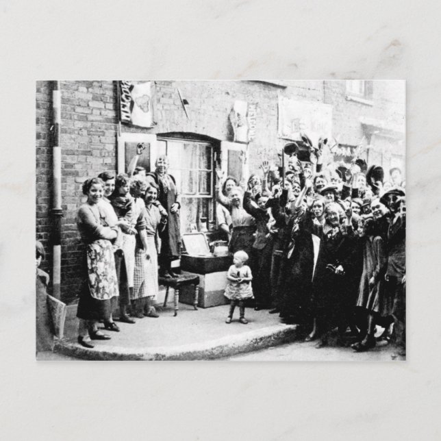 Jubilee Decoration in the East End Postcard (Front)