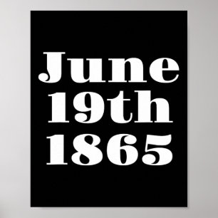 Jubilee Emancipation Freedom Day Black History Mon Poster