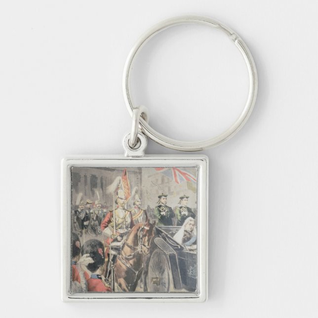 Jubilee of the Queen of England Key Ring (Front)