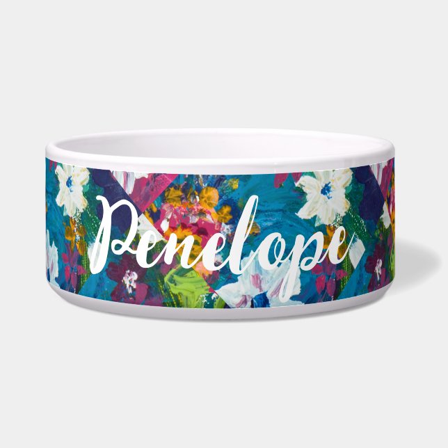 Jubilee Pet Bowl - Customise Name (Front)