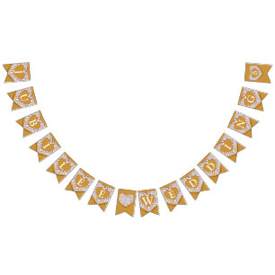 Jubilee wedding anniversary 75th photo bunting