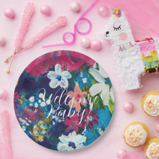Jubilee Welcome Baby Paper Plate