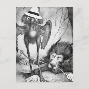 Jubjub Bird and the Bandersnatch Postcard