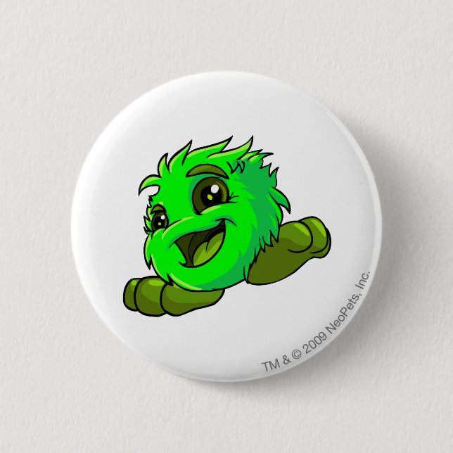JubJub Glowing 6 Cm Round Badge (Front)
