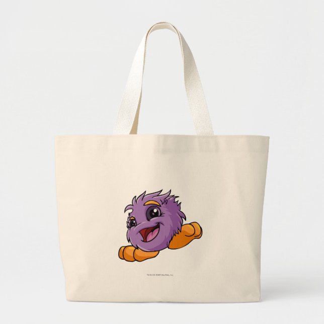 JubJub Purple Large Tote Bag (Front)