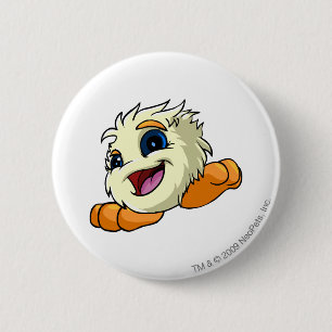 JubJub White 6 Cm Round Badge