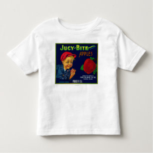 Jucy Bite Apple Crate LabelYakima, WA Toddler T-Shirt