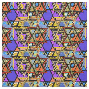 Judaic Customised Fabrics - Mogen David Gifts Fabric