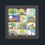 Judaica 12 Tribes of Israel Art Keepsake Box<br><div class="desc">You are viewing The Lee Hiller Design Collection. Apparel,  Gifts & Collectibles  Lee Hiller Photography or Digital Art Collection. You can view her Nature photography at http://HikeOurPlanet.com/ and follow her hiking blog within Hot Springs National Park.</div>