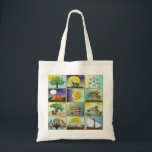 Judaica 12 Tribes Of Israel Art Print Tote Bag<br><div class="desc">You are viewing The Lee Hiller Photography Art and Designs Collection of Home and Office Decor,  Apparel,  Gifts and Collectibles. The Designs include Lee Hiller Photography and Mixed Media Digital Art Collection. You can view her Nature photography at http://HikeOurPlanet.com/ and follow her hiking blog within Hot Springs National Park.</div>